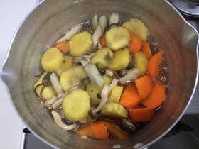 甘くてほっこり、さつまいもの煮物