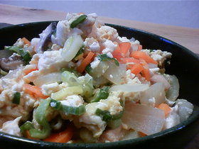【我が家の定番】炒り豆腐
