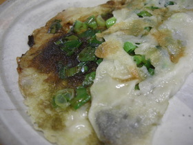 香ばしい!とろろ昆布のねぎ焼き