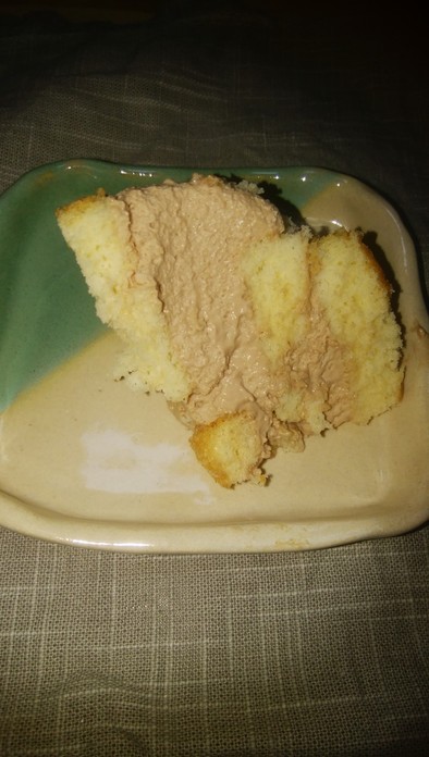 卵白消費　チョコレートムースケーキの写真