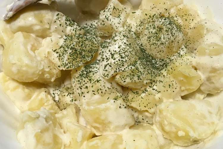 付け合せに じゃがいもクリームチーズあえ レシピ 作り方 By 四児のハハ クックパッド 簡単おいしいみんなのレシピが375万品