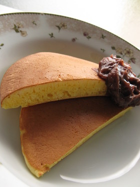 さっぱり♪柚子餡ホットケーキ