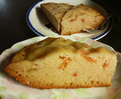 炊飯器de米粉りんご蒸しケーキ☆の写真