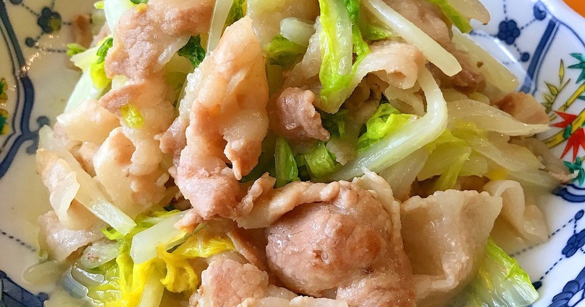 白菜と豚バラの塩麹炒め！ by しのぶのおだいどこ 【クックパッド】 簡単おいしいみんなのレシピが312万品