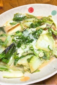 【京都丹波】白菜と焼きネギの味噌チーズ焼
