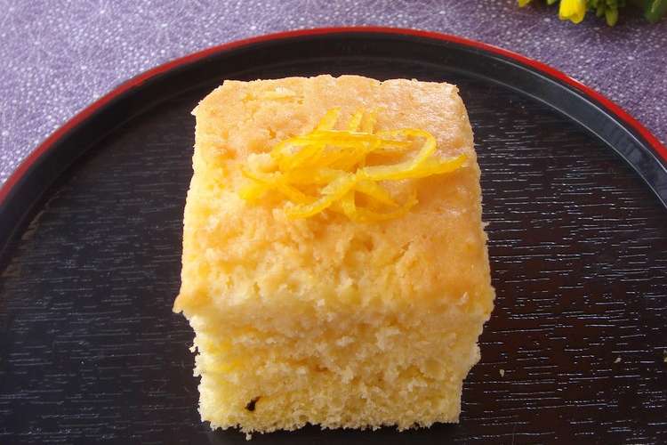 柚子の日本酒ケーキ レシピ 作り方 By あきとママ クックパッド 簡単おいしいみんなのレシピが352万品