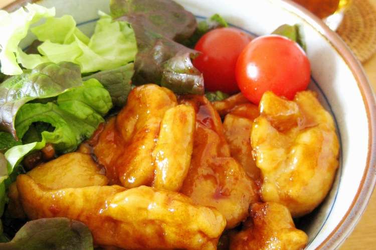 鶏胸肉の簡単照り焼きチキン丼 レシピ 作り方 By Yaburie クックパッド 簡単おいしいみんなのレシピが360万品