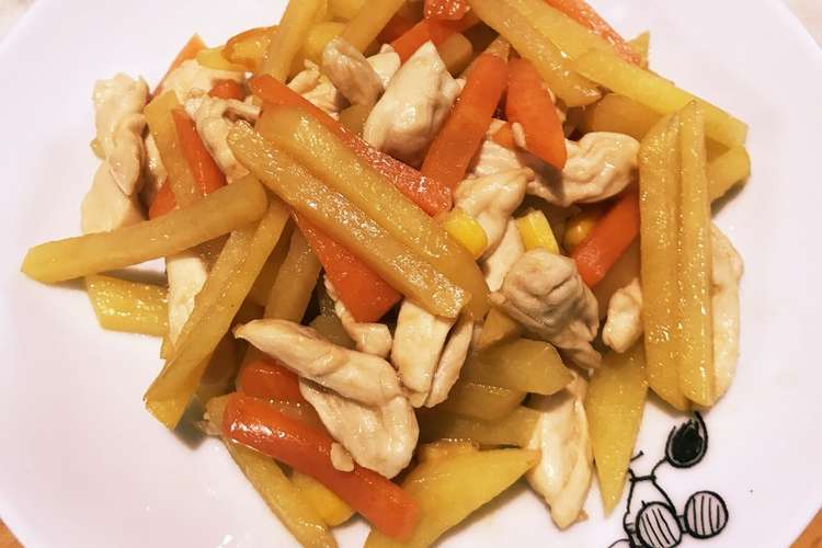 ささみとにんじんとじゃがいもの炒め物 レシピ 作り方 By あかさん クックパッド 簡単おいしいみんなのレシピが354万品