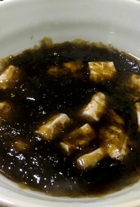 超簡単韓国家庭料理☆海苔と豆腐のスープ