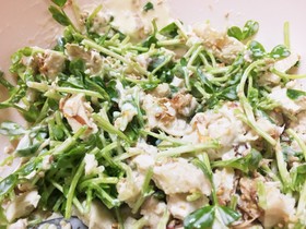 【健康レシピ】豆苗ささ身サラダ(簡単)