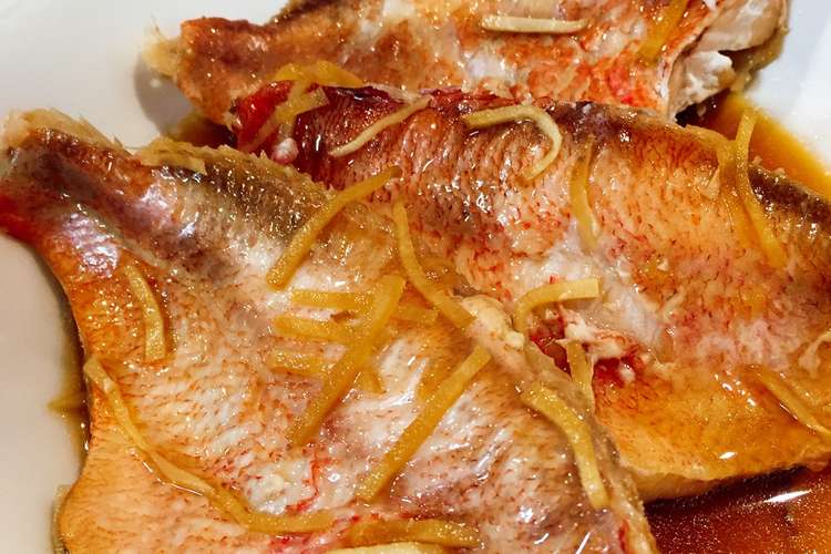 魚の煮付け 赤魚 カレイ ハマチ等 レシピ 作り方 By Mikko6 クックパッド 簡単おいしいみんなのレシピが361万品