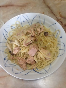 おでん出汁リメイク和風ツナパスタ