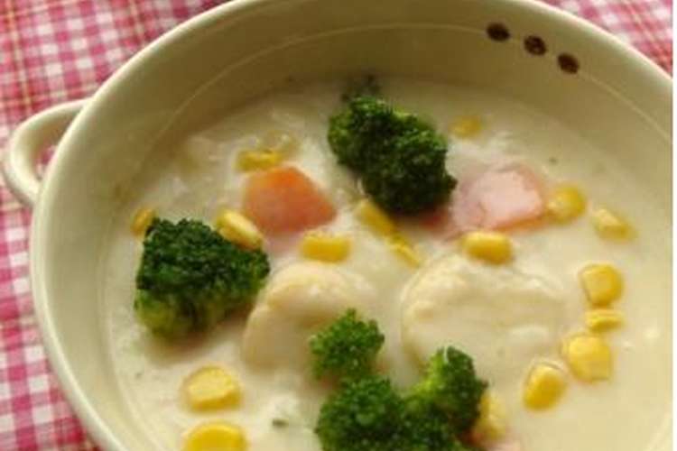 ホタテと野菜のクリームシチュー レシピ 作り方 By もこりこ クックパッド 簡単おいしいみんなのレシピが354万品