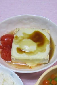 体ぽかぽか朝ごはん★簡単豆腐のチーズ焼き