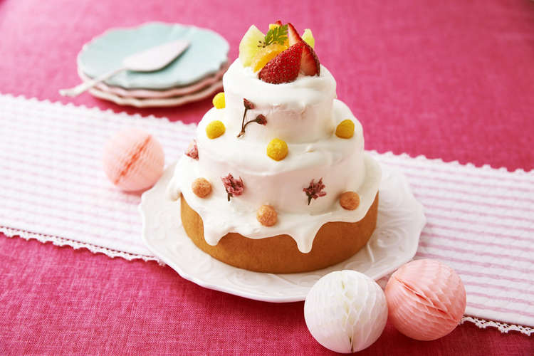 バームクーヘンのだんだんケーキ レシピ 作り方 By 阪急オアシス クックパッド 簡単おいしいみんなのレシピが360万品