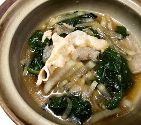 大根主役の大根葉スープ、食べるお汁です☆