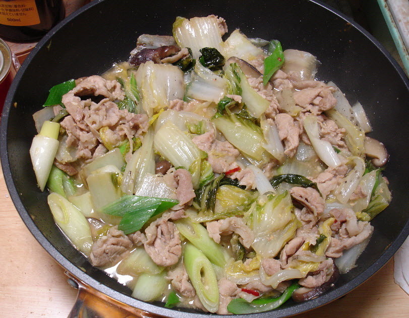 豚肉と白菜の炒め煮＿味噌あじ版の画像