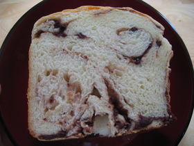 ☆小豆マーブル食パン☆