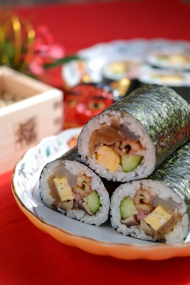 海鮮太巻き寿司 恵方巻きにも♪ by 鈴木美鈴 【クックパッド】 簡単おいしいみんなのレシピが350万品