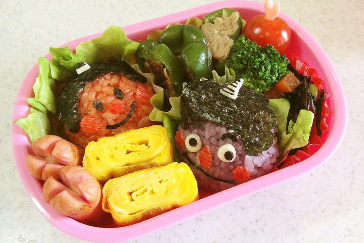幼稚園 お弁当 節分 鬼おにぎり レシピ 作り方 By Artynoel クックパッド 簡単おいしいみんなのレシピが363万品