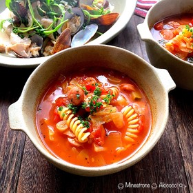 酸っぱくないミネストローネ*パスタスープ