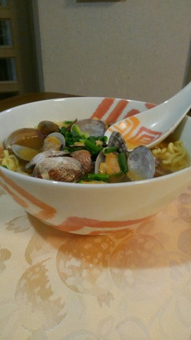 減塩!!あさりラーメン(味噌味)