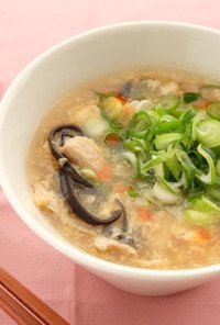 〈くらし薬膳〉豚肉と玉子の酸辣湯スープ