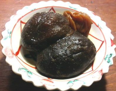椎茸の含め煮　（梅シロップ）の写真