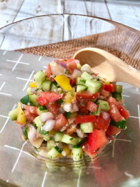味噌で作るイスラエルサラダ