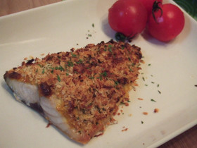 簡単☆さばのカレ-マヨパン粉焼き