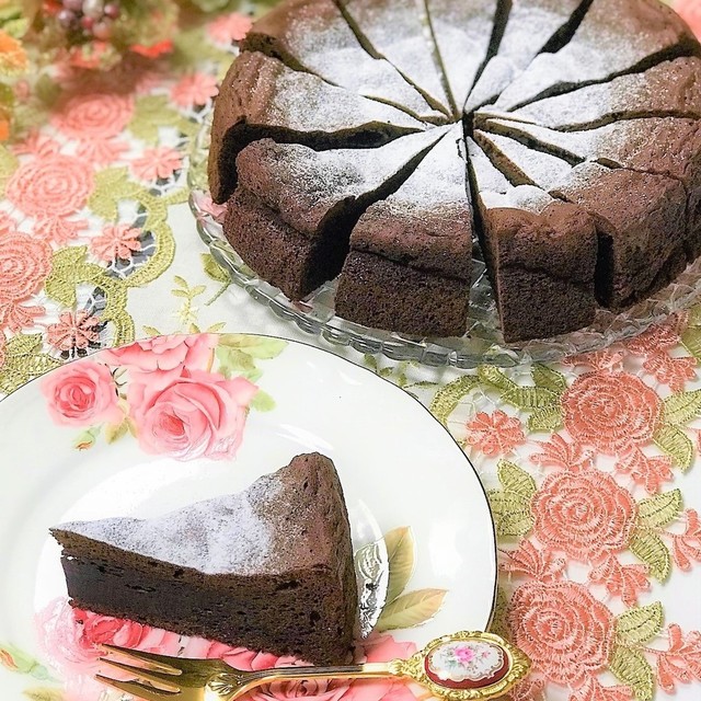 ガトーショコラ チョコレートケーキ レシピ 作り方 By あおい クックパッド 簡単おいしいみんなのレシピが350万品