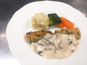 舌平目の香草パン粉焼き~クリームソース~