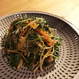 作りおきにも◎水菜のおかか炒め