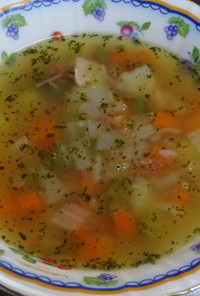 コンビーフのアイリッシュ風スープ