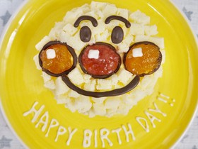一緒に作れる!アンパンマンのミモザケーキ