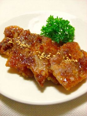 ご飯がすすむ♪ 安~い豚ソテー