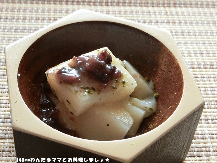 レンジで簡単★豆腐のわらび餅風の画像
