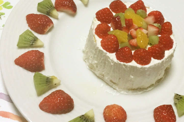 ローソンのロールケーキで 時短デコケーキ レシピ 作り方 By おはなすき クックパッド 簡単おいしいみんなのレシピが360万品