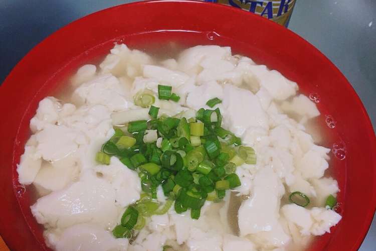 簡単ゆし豆腐そば 沖縄そば レシピ 作り方 By Lycaon ᴥ クックパッド 簡単おいしいみんなのレシピが354万品