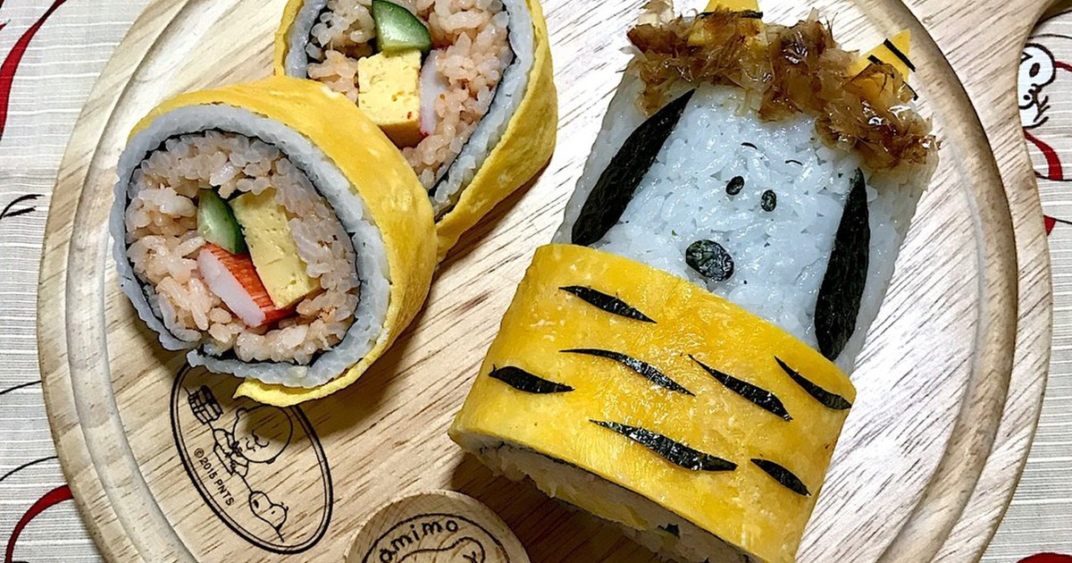 鬼スヌーピーの恵方巻き by namimocchi 【クックパッド】 簡単おいしいみんなのレシピが322万品