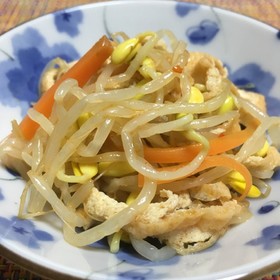 豆もやしとニンジンのナムル