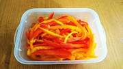 カラーピーマンのマリネの写真