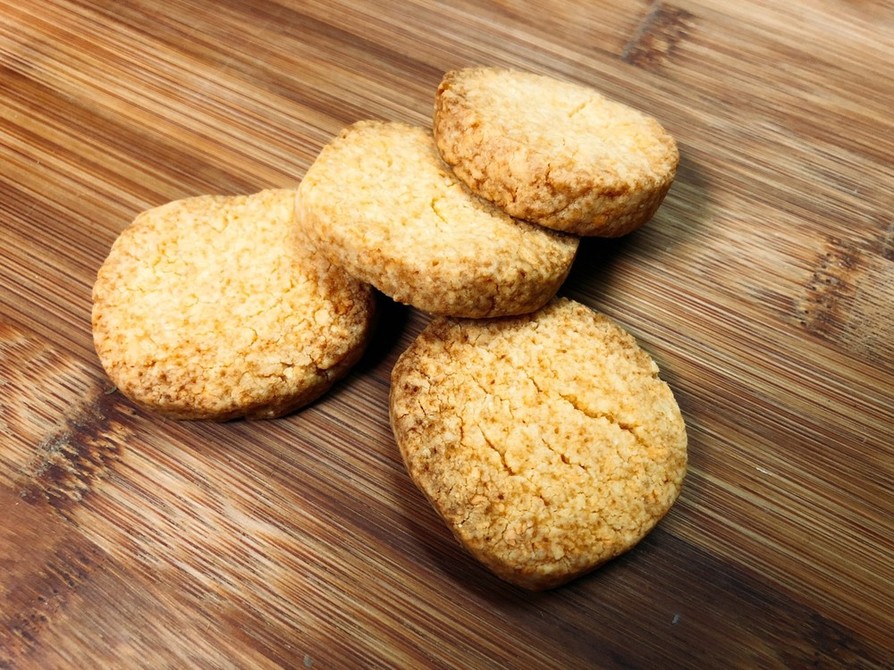 低糖質★卵・小麦粉不使用のチーズクッキーの画像