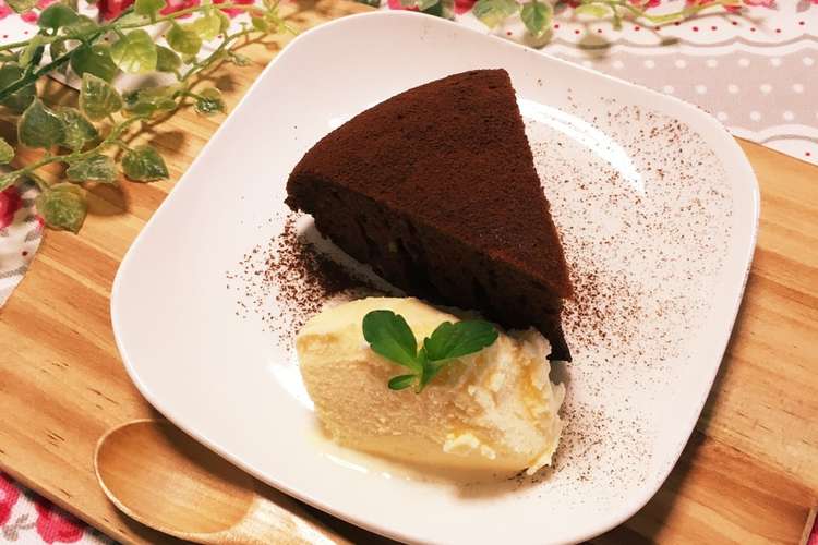 一番簡単炊飯器でチョコレートケーキ レシピ 作り方 By ヘルシーお菓子研究所 クックパッド