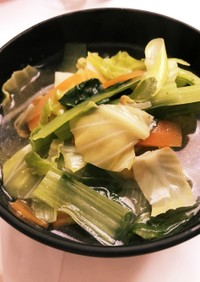 ♛あったまる手羽元と野菜たっぷりスープ♛