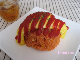 カフェ風ふわふわオムライス