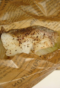 レンジde鱈の蒸し焼き