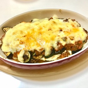 ポテトとナスのクリームミートグラタン♡