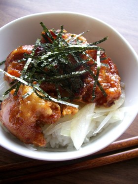 甘辛だれのから揚げ丼★