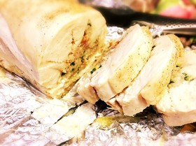 作り置きにも!鶏胸肉のホイル包み焼き♪